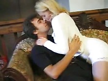 Blonde Laura Conti gets a funny threesome