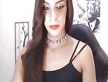 Beautiful Tranny Has Shaking Orgasm During Masturbation