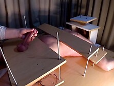 Amateur CFNM Femdom Tease Handjob with Ruined Orgasm