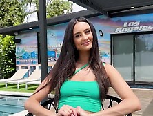 Bushy pussy solo lady playing with her sexy body hair