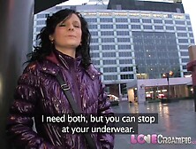 Love Creampie on street drilled in public place for money