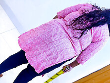 Huge Wide Pussy Destroy In My Bed Room When My Parents are not at home & While Hot Maid Was cleaning my room