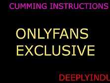 cumming instrucrions listen to my voice and do as your told (audioroleplay) dirty nasty talking