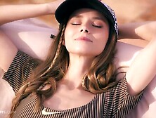 Outdoor masturbation session with a gorgeous girlfriend Leona Mia