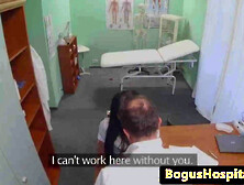 European Amateur Patient Blowjob Doctors Cock