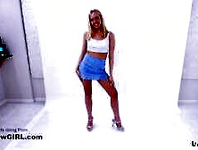 Hot Girl gets Lucky and debuts in Porn Videos