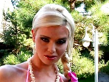 Hawt Blond In Stilettos Caylian Curtis Fingers Her Moist Slit And Its Hawt!