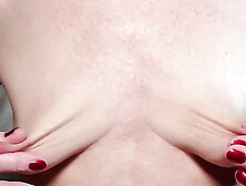 Tits and Pussy with Burgundy Nails