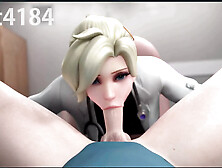 Mercy Heals Your Hard Cock, Thicc Tracer Backshots, Bald Pussy Ciri Ride