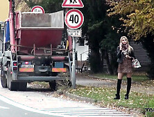 Divorced russian super naughty slut show dude in van sexual rodeo