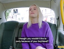 Fake Taxi - Blonde Brazilian girl betrays boyfriend to buy new glasses POV car sex