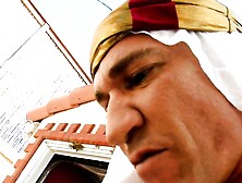 Jenavive Jolie with Marco Banderas,  Latina big ass