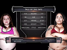 Fiesty Feminista Lezbo Sex Fight Against Betty Brickhouse Winner Rides Loser