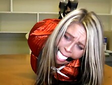 Adara Private Investigator captured hogtied