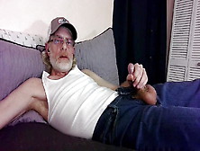 Jerkindad14 - Daddy's Jeans Bate Session With Butthole Exposure And Cumshot