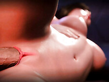 3D asian cartoon in close-up,  Full HD three