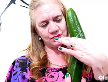 Lily May's Curvy Mature Solo in a Wet Toy Fantasy