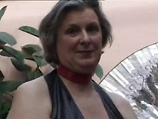 Kinky granny plays with huge sex toys