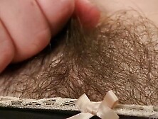 Paulette loves to feel the soft hair on her legs, pussy and more.