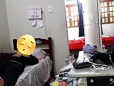 Unfaithful ex-wife fucks her girlfriend behind the back of the cuckold