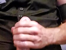 Officer Ed Banger solo masterbating