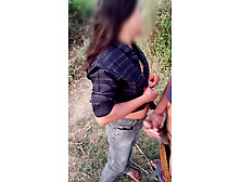 Indian college whore making love with her BF outdoor fuck hindi audio,  collage couples HD