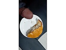 I cum in a pie during the time that wearing gloves in advance of eating it.