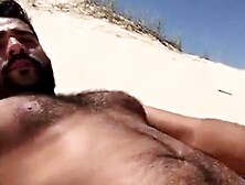 Greek Beach Jerk - Big Cock Hunk Outdoor Adventure