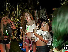 Outdoor Camping Group Sex With Saya Song And Her Slutty Friends