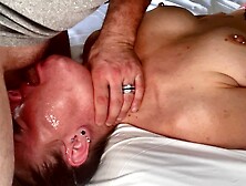 Unedited 4K Throatpie - Sloppy Wet Throat Fuck,  Made Him Sperm Fast