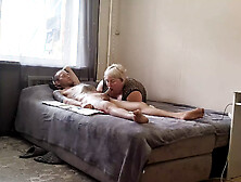 Neighbor Sucks Cock and Swallows Cum