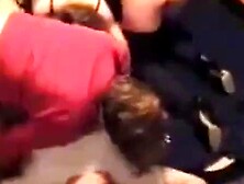 Lesbian Step-Sisters Scissoring & Fingering in Hot Threesome