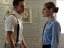 Golden-haired Secretary Freeze Screwed - Tiffany Tatum Creampie Cum in Throat Time Stop Sex