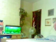 Solo #62 (SSBBW) Making the Bed,  On Webcam