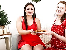 Young Lesbian Lovers - kissing porn