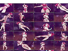 Pink Cat Sexy Dance In Sport Shorts (3D Hentai)