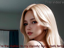 Your Golden-Haired CORPULENT BOOTY Step Mamma Want To Screw In The Living Room POV - Uncensored Hyper-Realistic Comics Joi,  With