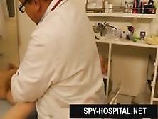 Gorgeous Babe Speculum Vagina Exam Hidden Cam Clip