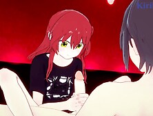 Ikuyo Kita and I have intense sex at a love hotel.  - Bocchi the Rock! Asian Cartoon three