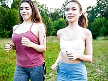 Molly Kit and Nicole Moon are enjoying face sitting so freaking much