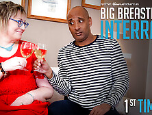 Big Breasted Denisa Gets An Interracial Anal Fuck