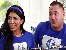 Our Family Therapy is a Hardcore Foursome - Satine Summers,  Jasmine Sherni,  Jack Vegas,  Danny Mountain