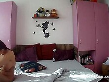 Tania House - Early morning playing with dildo