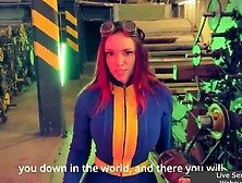 Lucy from Fallout gets fucked hard by a hot guy