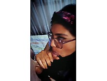 Extraordinary oral-job and cum in her lengthy hair