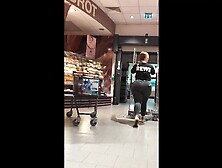 Caught heavy dozer ass on store