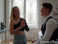 Jimmy Bud Goes On A Date With Multiorgasmic Golden-haired Lilly Blossom.  Multiple Squirts