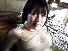 Asian girl with really big boobs is not shy to flaunt them