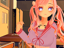 Trapped in a locker with a super cute school bully lady in VR ASMR roleplay
