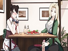 Naruto - Kunoichi Trainer - Part 19 - Tsunade Hand-Job Under Table By Loveskysanx